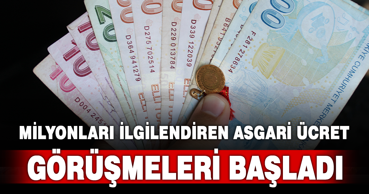 Asgari Ücret Komisyonu bugün toplanıyor