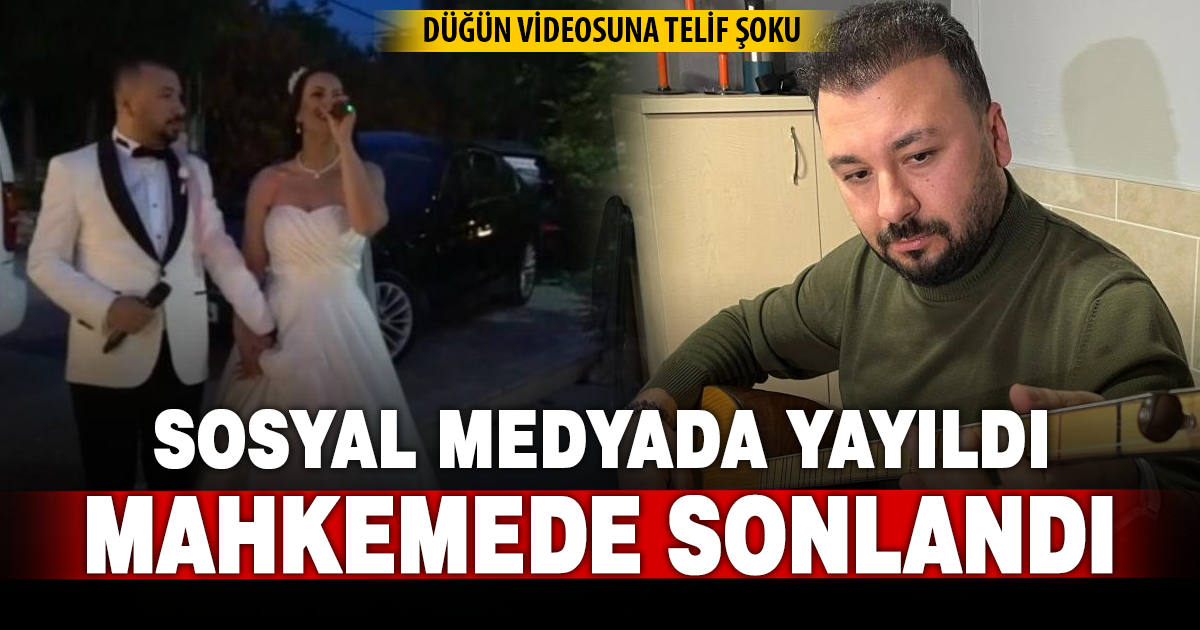 Düğünlerinde söyledikleri şarkı başlarına bela oldu 