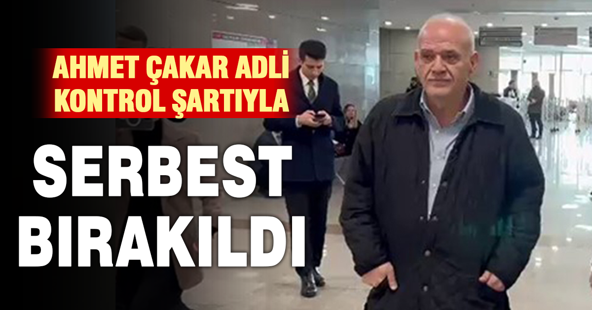 Ahmet Çakar ifadesinin ardından serbest bırakıldı