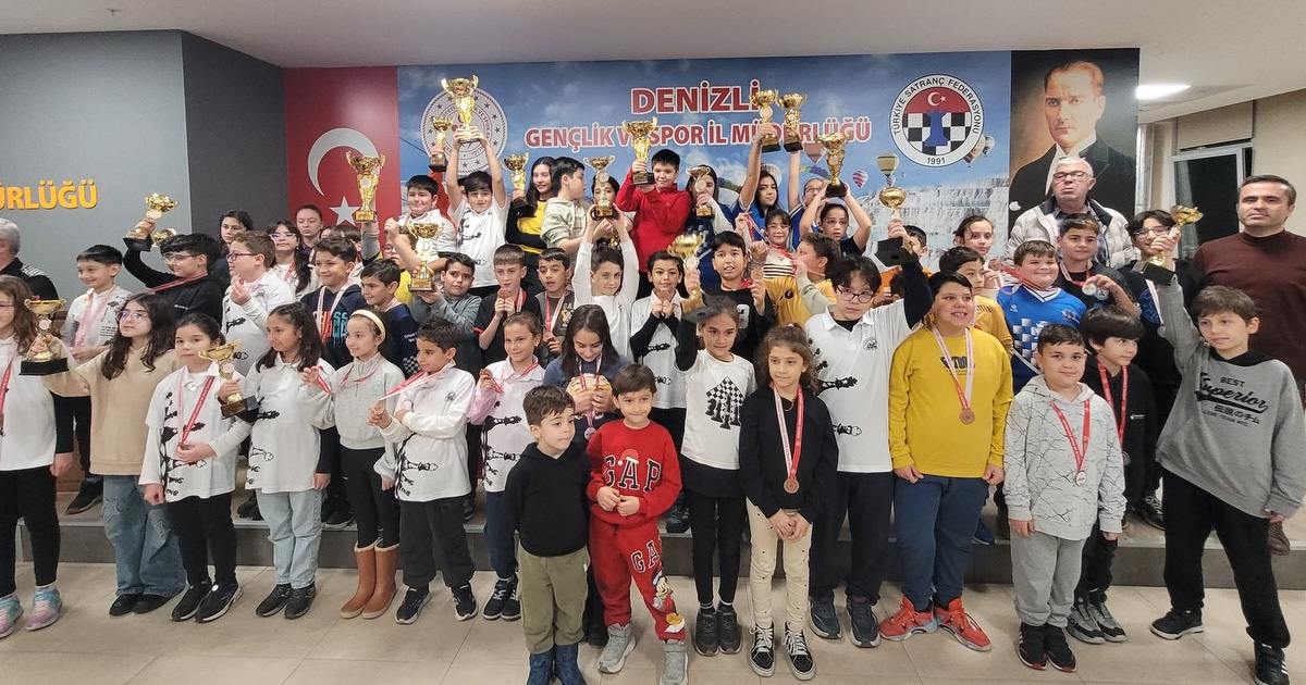Satranç 09-12 yaş il şampiyonası sona erdi