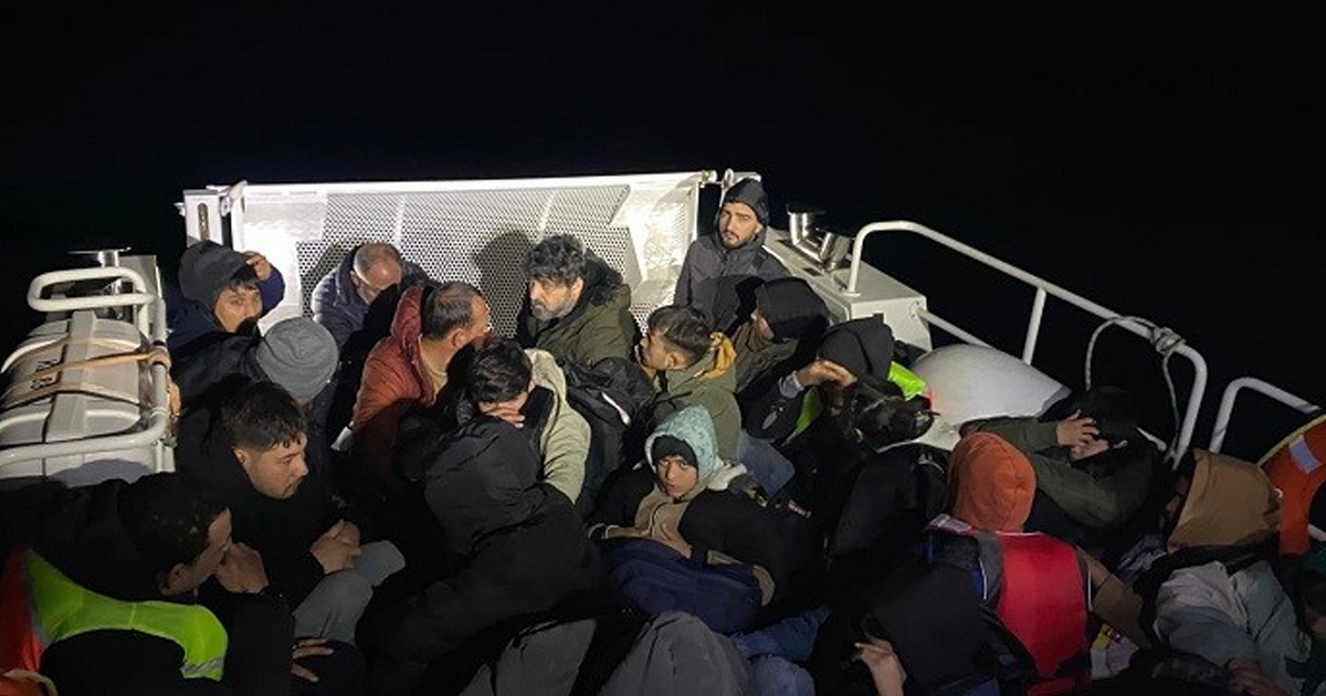 Bodrum’da 39 düzensiz göçmen yakalandı 