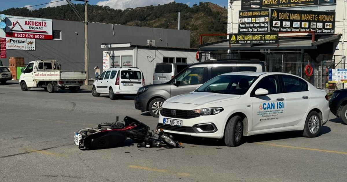 Ortaca’da trafik kazası: 1 yaralı 