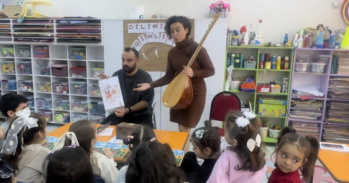 Minik yürekler dilin ve kültürün izinde 