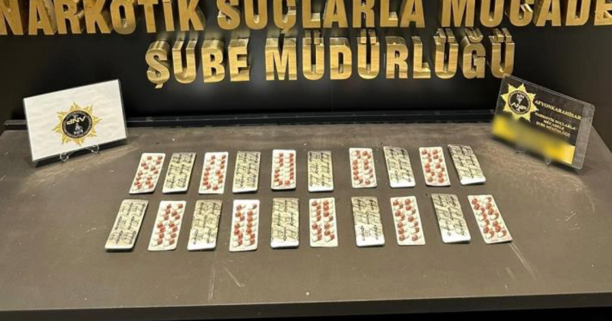 Uyuşturucu hapla yakalanan şahıs tutuklandı 
