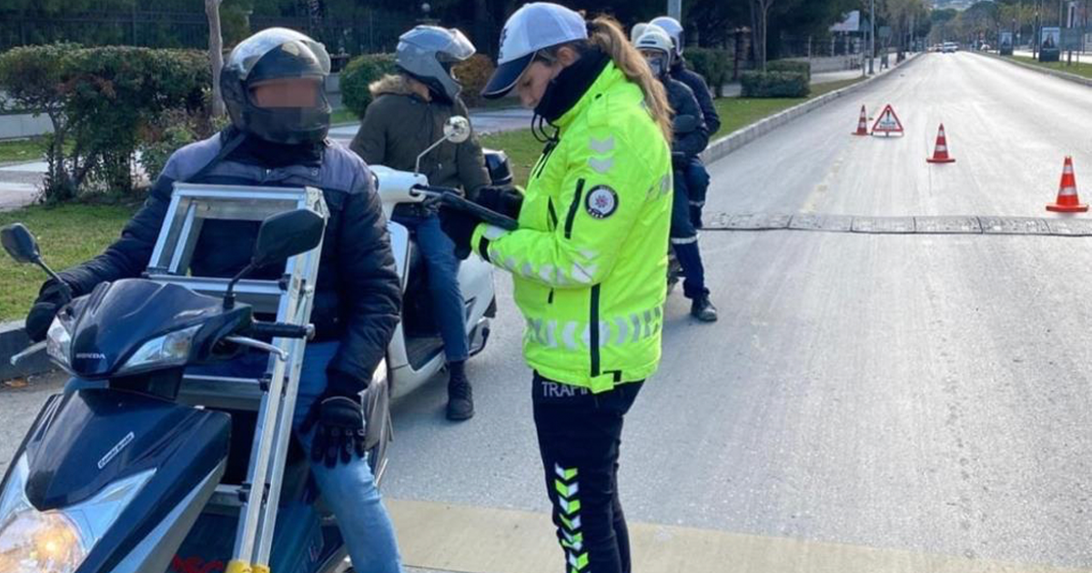 Manisa’da motosiklet denetimlerinde 1,8 milyon TL ceza 