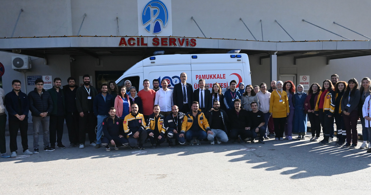 PAÜ’den Acil Sağlık Hizmetleri Haftası açıklaması