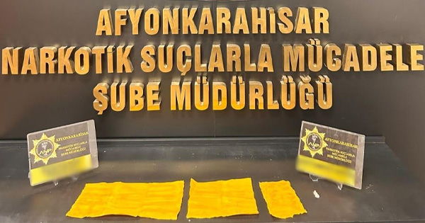Uyuşturucuyla yakalanan 1 kişi tutuklandı
