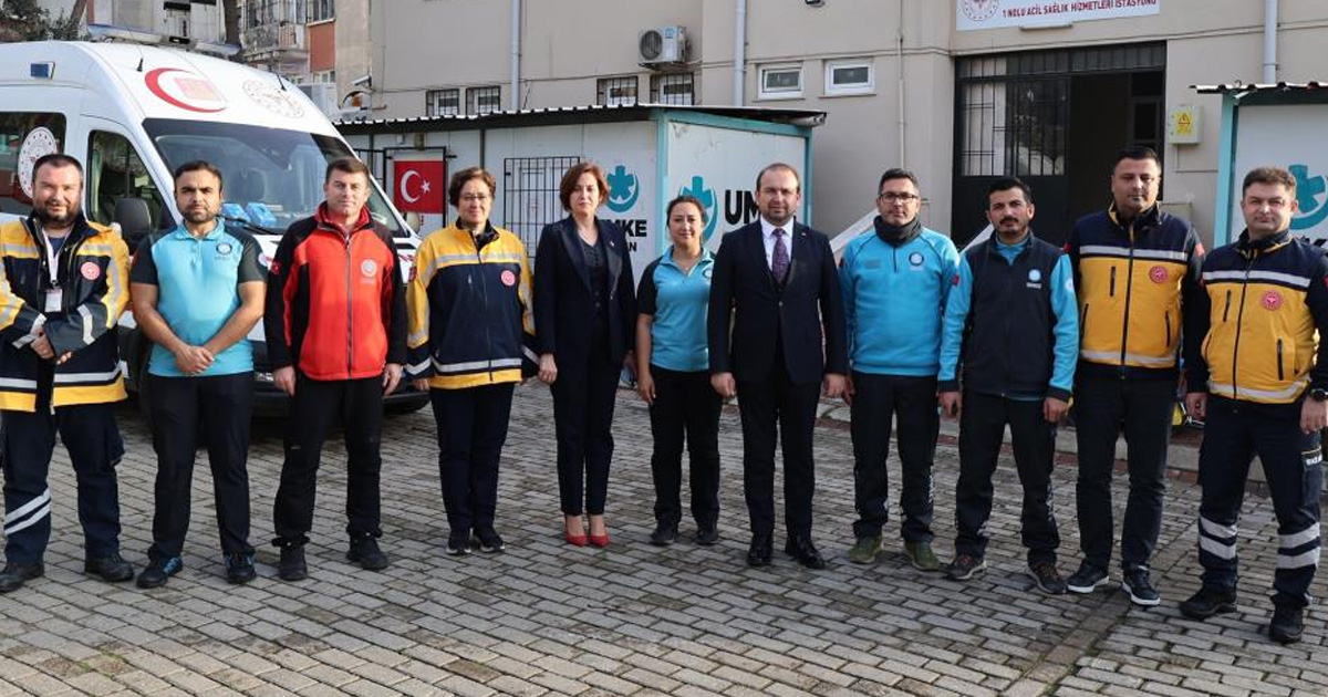 İl Sağlık Müdürü Şenkul UMKE ekibiyle bir araya geldi