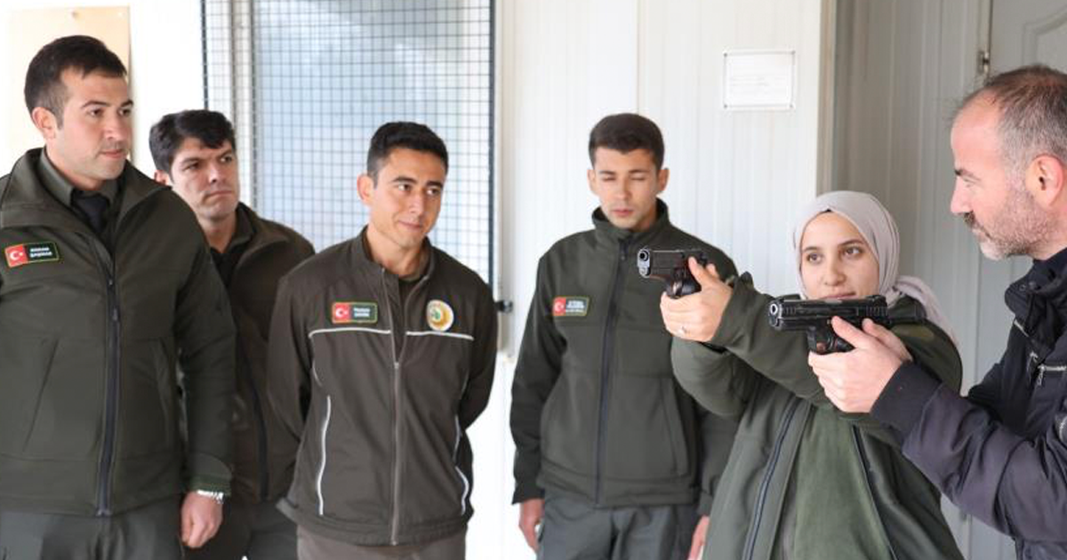 Muğla Orman Bölge Müdürlüğü personeline silah eğitimi 