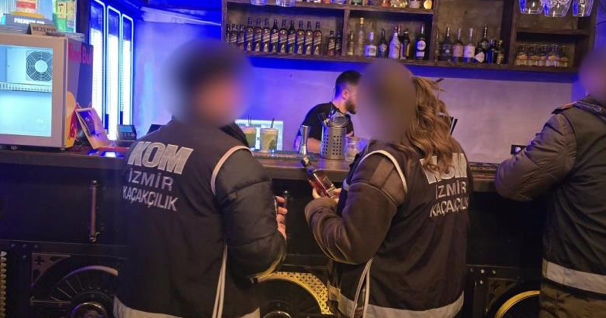 İzmir’de sahte içki operasyonu: 2 tutuklama 