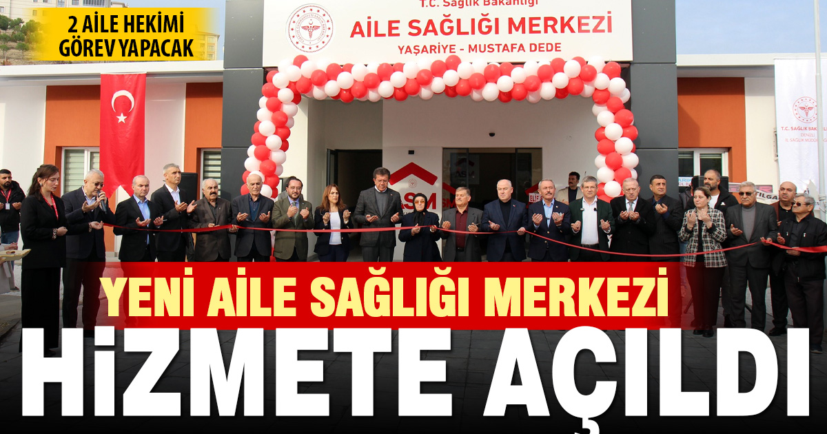 Denizli’de Yeni Aile Sağlığı Merkezi Hizmete Açıldı