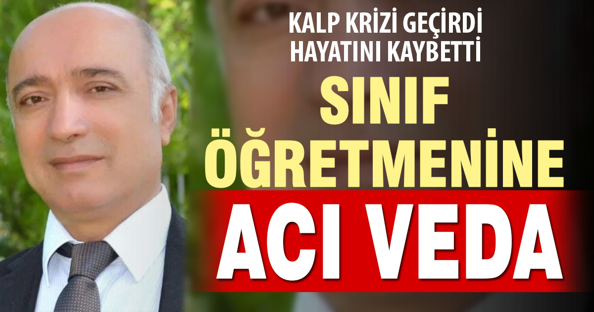 Sınıf öğretmenine acı veda