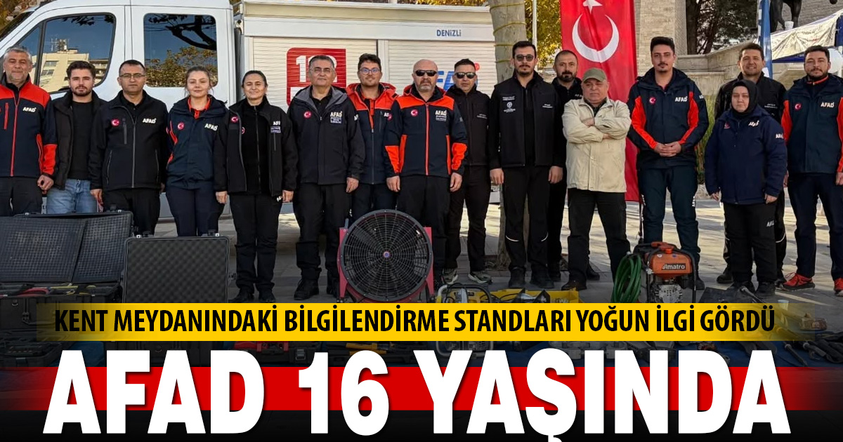 AFAD 16’ncı yılını etkinliklerle kutluyor