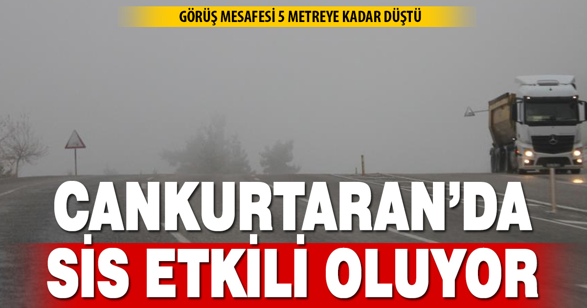Cankurtaran’da sis etkili oluyor