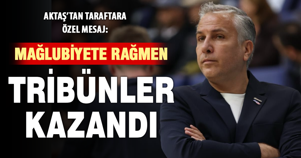 Koç Zafer Aktaş’tan büyük Denizli taraftarına özel teşekkür: “Enerjiniz bize güç veriyor”