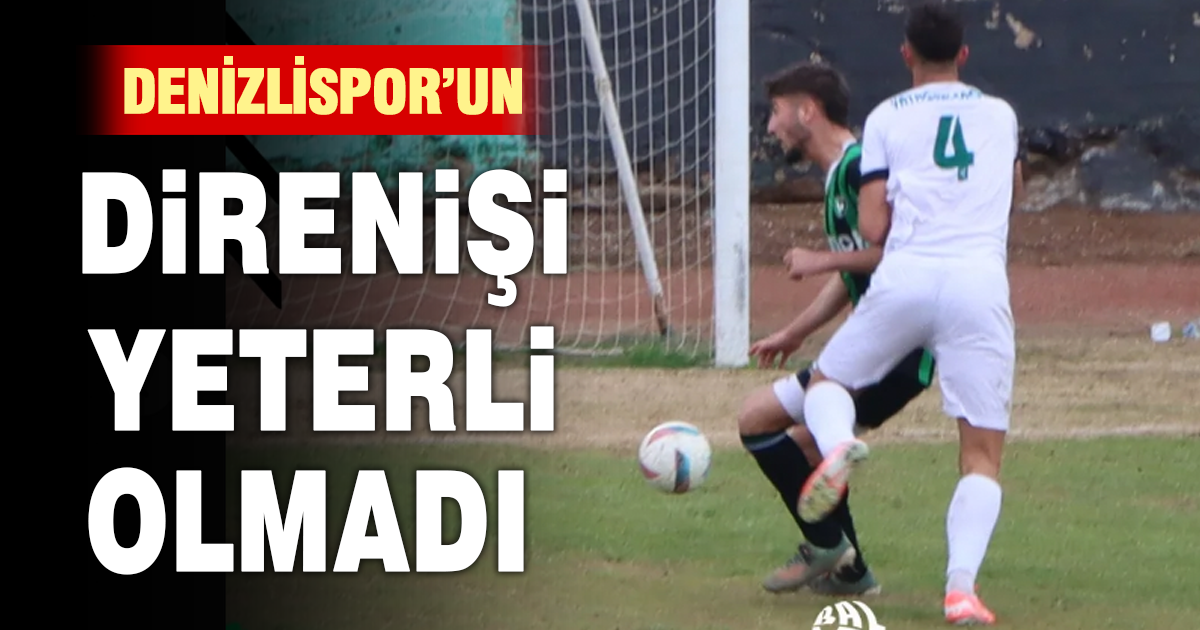 Yatağan’da puan Denizlispor’un elinden kaydı: 2-1