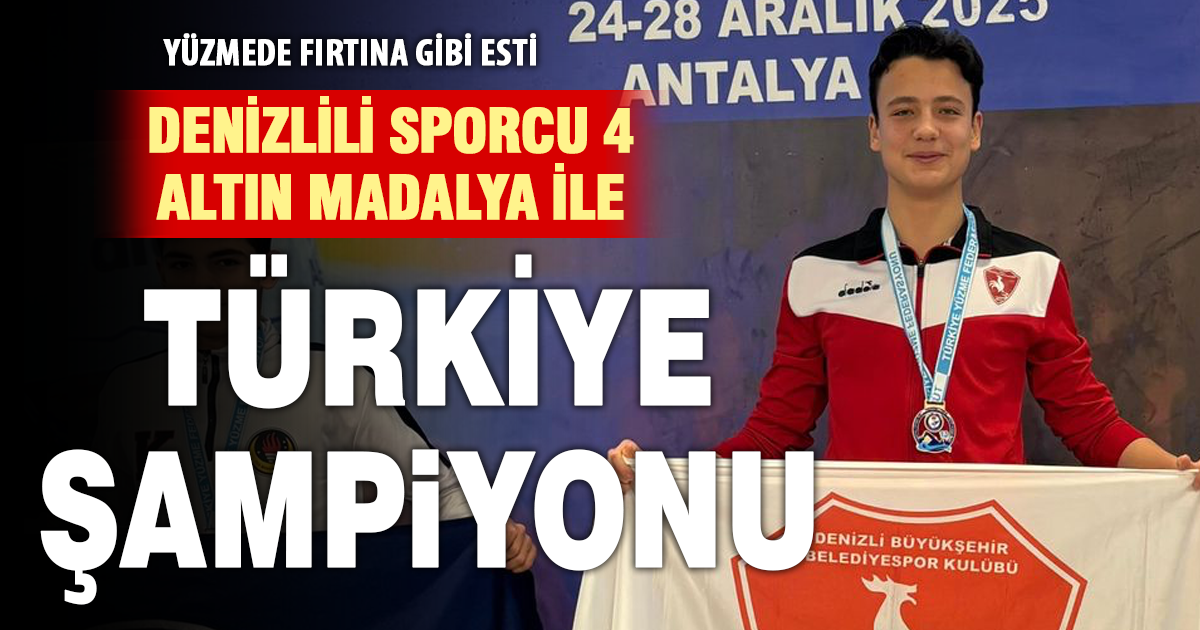 Mehmet Sarhanlı Türkiye şampiyonu oldu
