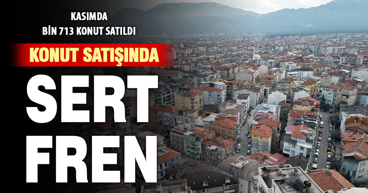 Denizli’de kasımda konut satışı düştü