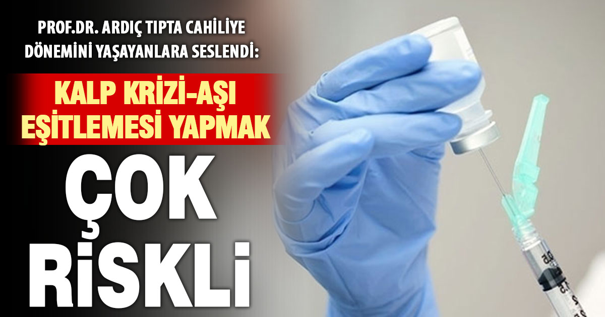 “Aşılar kalp krizi yapıyor” paylaşımına uzman yorumu: İkisini aynı cümlede kullanmak çok riskli