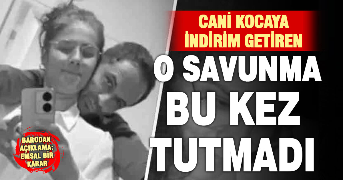 Denizli Barosu Kadın Hakları Komisyonu: Bol keseden atılan sadakatsizlik savunması bu kez tutmadı