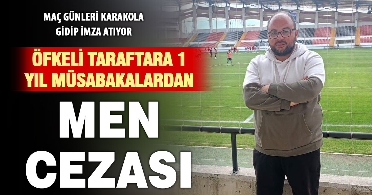Denizlili taraftara sportmenliğe aykırı hareketten 1 yıl stada giriş cezası