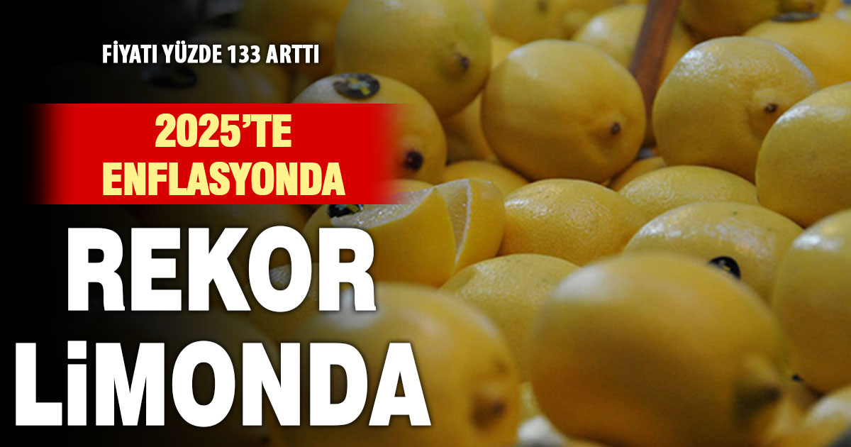2025’te 41 tarım ürününden 28’inin fiyatı arttı: Rekor limonda