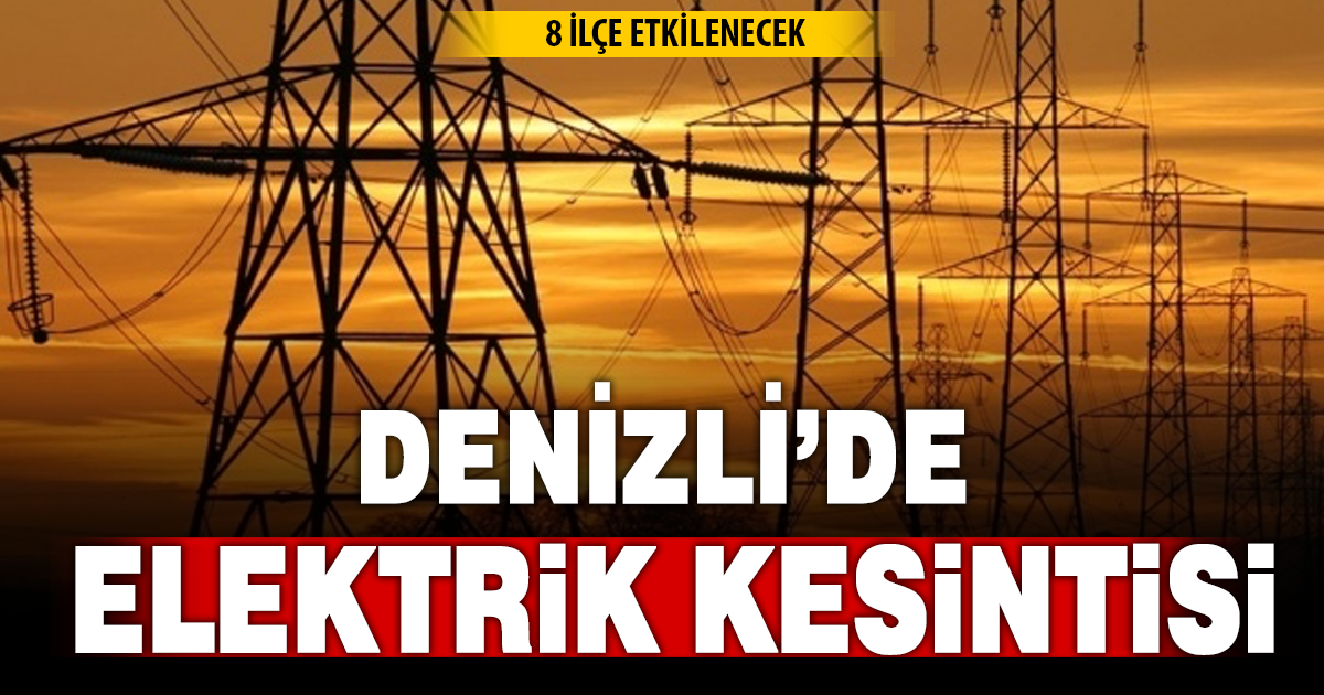 AYDEM’den 8 İlçede elektrik kesintisi uyarısı