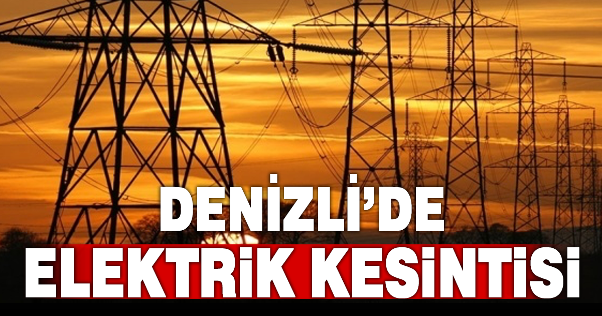 AYDEM’den 6 ilçede elektrik kesintisi uyarısı