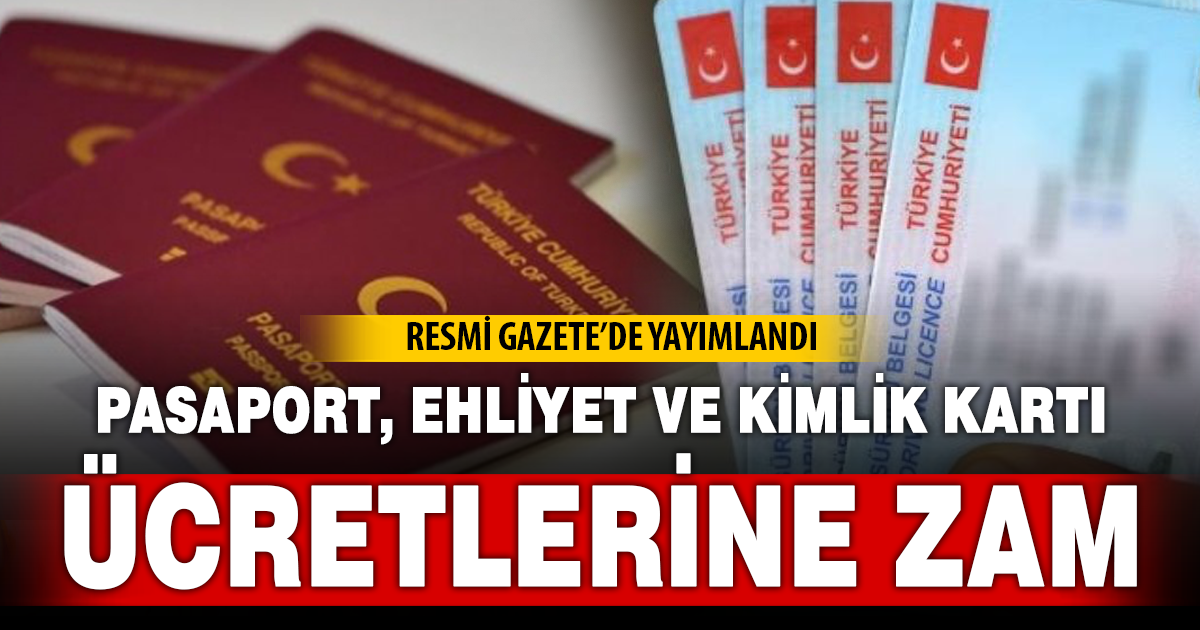 Değerli kağıt ücretlerine yüzde 19 zam
