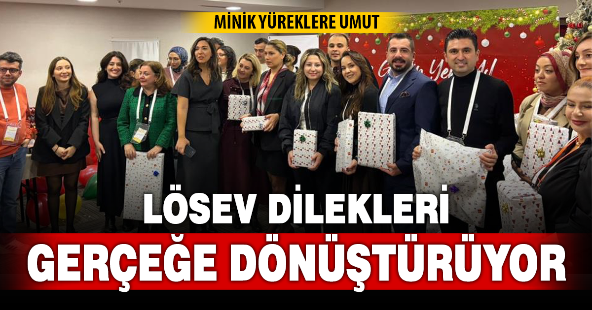 Denizlili Lösemi tedavisi gören çocukların yeni yıl hayalleri gerçeğe dönüşüyor 