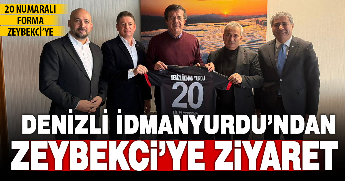 Denizli İdmanyurdu Yönetiminden Zeybekci’ye ziyaret