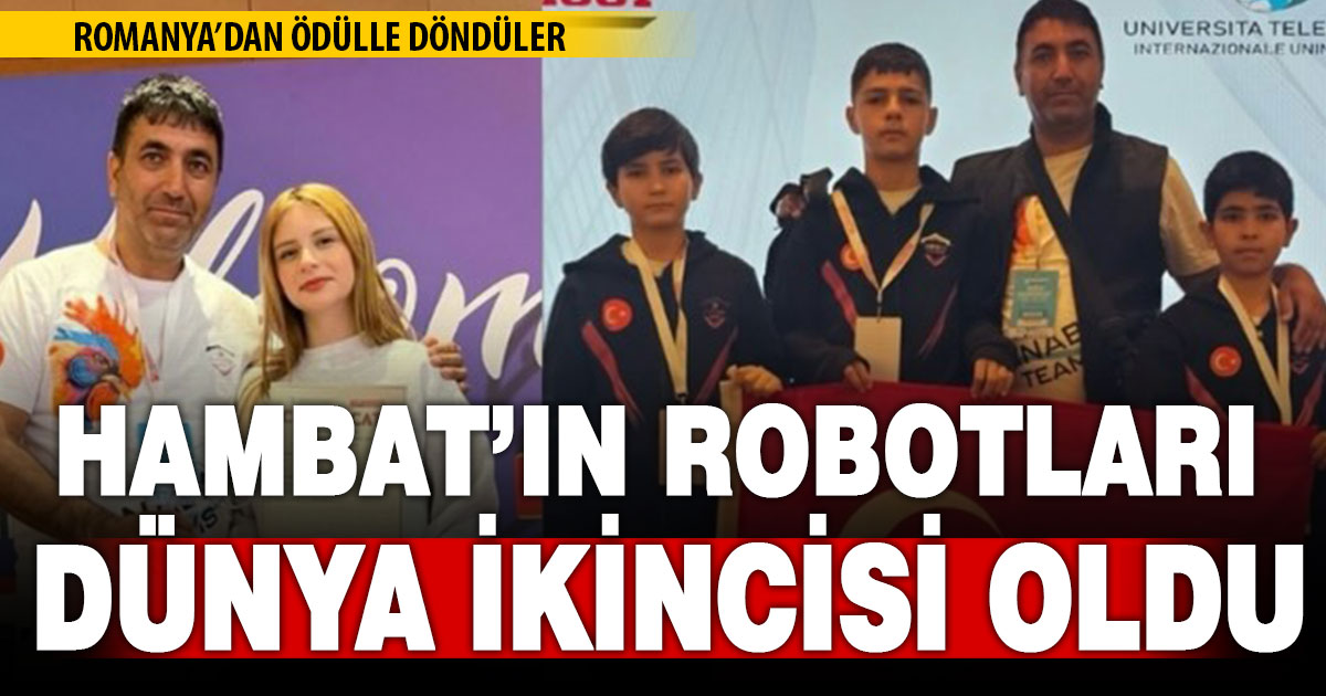 Bozkurtlu gençlerin tasarladığı robotlar dünya derecesi yaptı