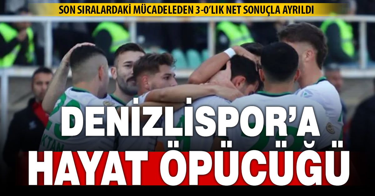 Denizlispor, son sıra mücadelesinde Kulu’yu 3-0’la geçti