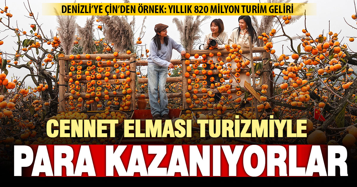 Çin’den Denizli’ye alternatif turizm örneği: Cennet elması turizmi
