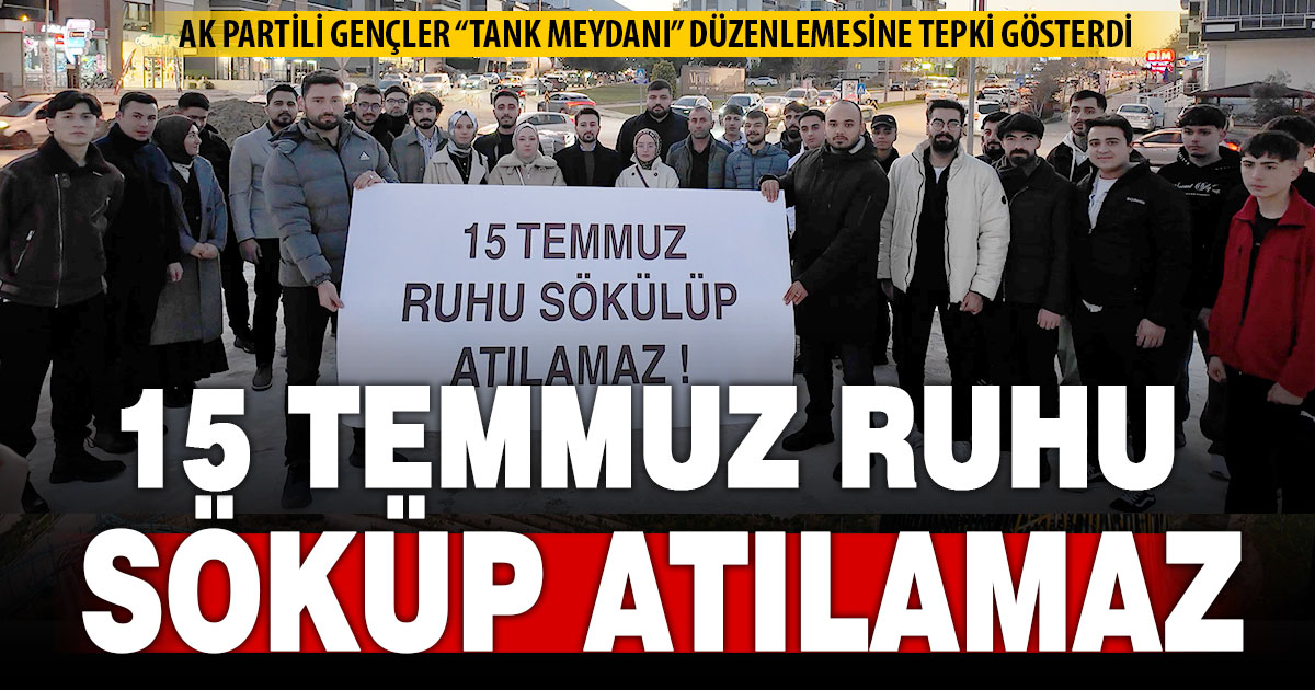AK Parti’den ‘tank meydanı’ tepkisi: “15 Temmuz ruhu sökülüp atılamaz!”