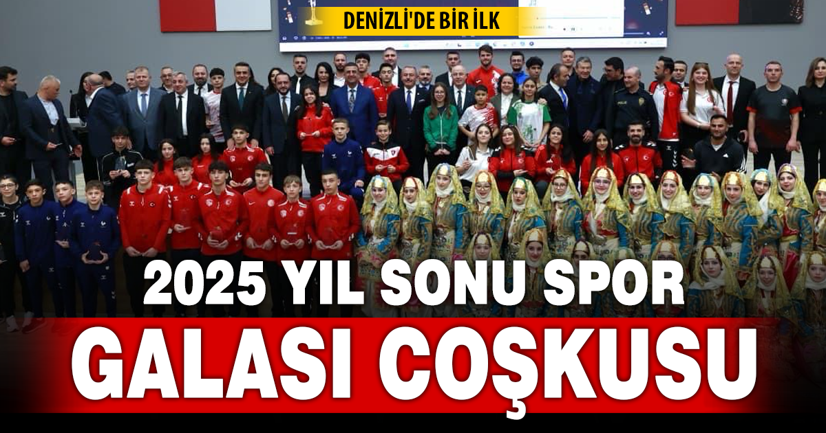 GENÇLİK VE SPOR’DAN GÖRKEMLİ YIL SONU GALASI