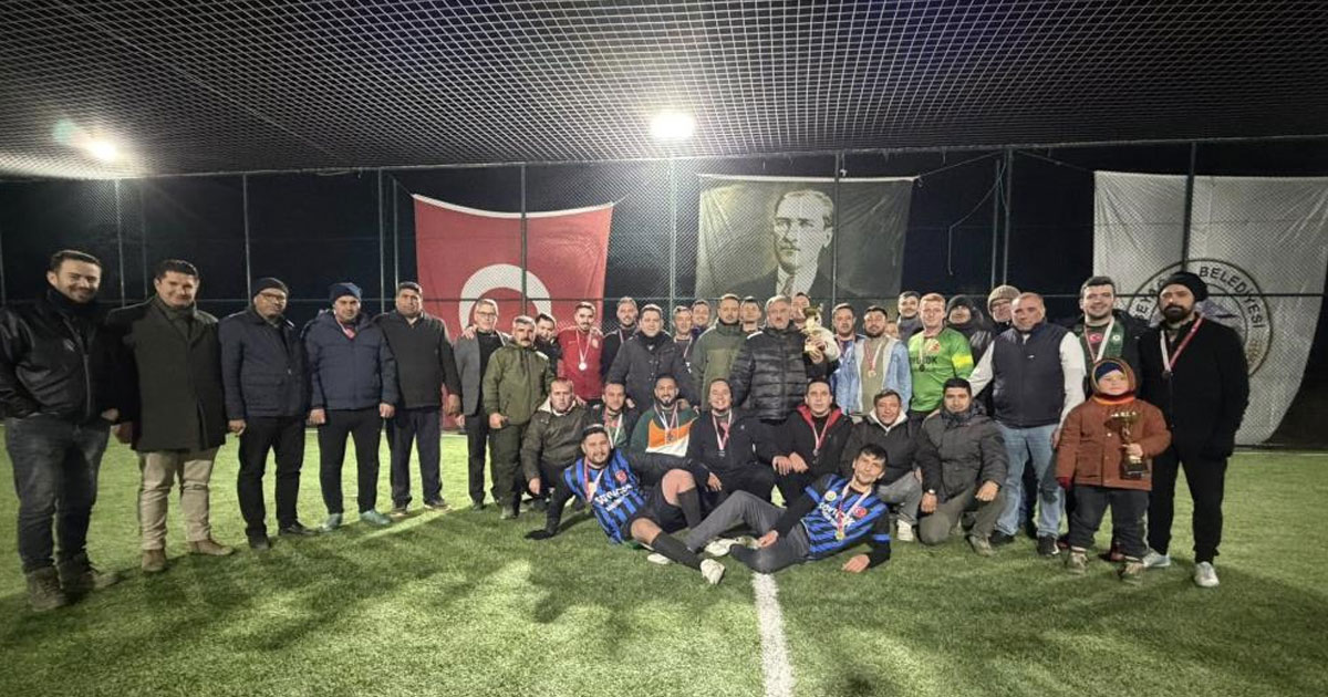 Beyağaç Belediyesi Halı Saha Turnuvasında şampiyon belli oldu