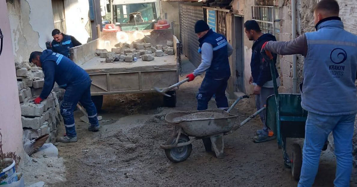 Buldan’da alt ve üstyapı çalışmaları sürüyor