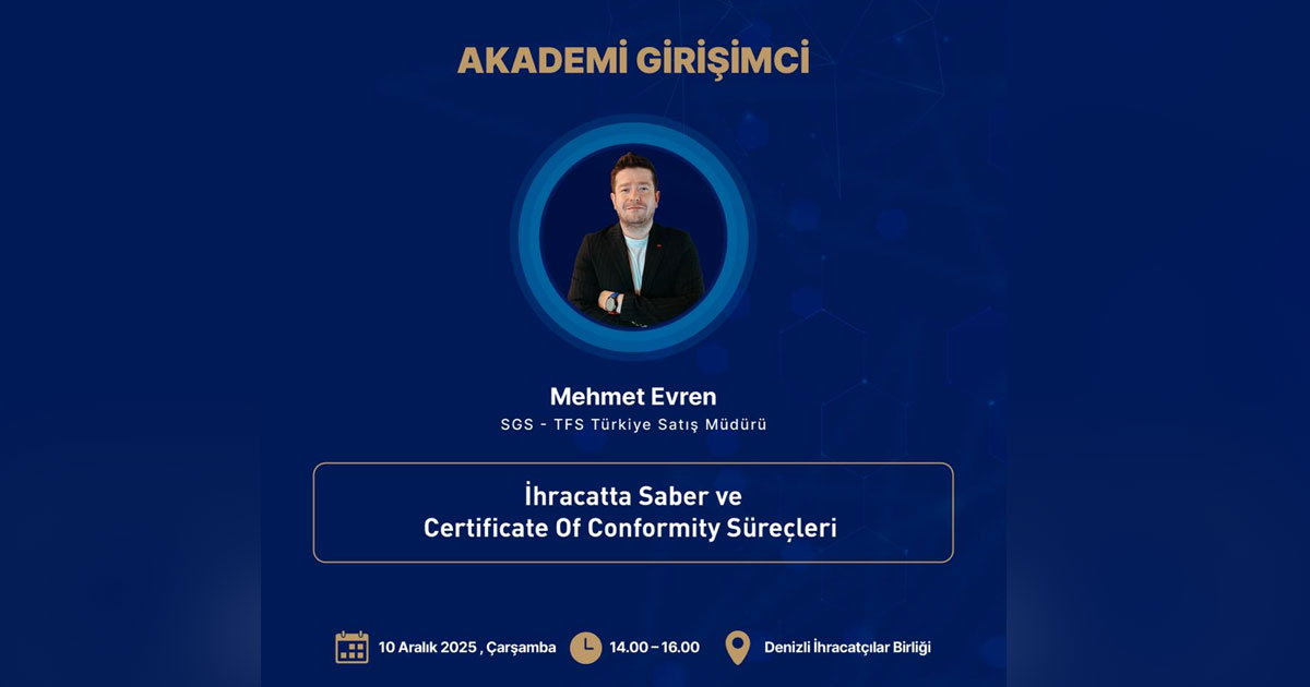Denizlili ihracatçıya sertifikasyon eğitimi