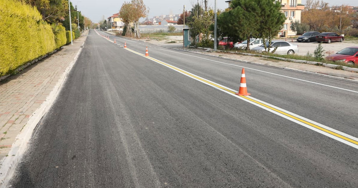 Namık Kemal Caddesi’ne 850 metre yeni asfalt