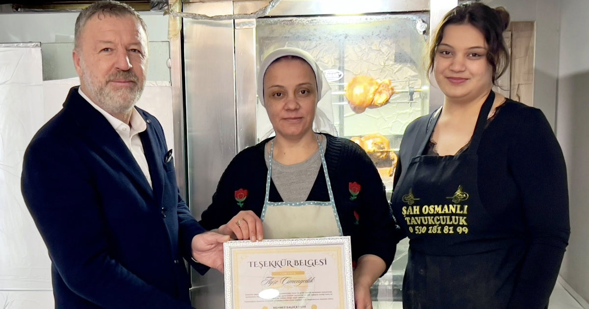 Sarayköy’de ‘temiz esnafa’ teşekkür belgesi