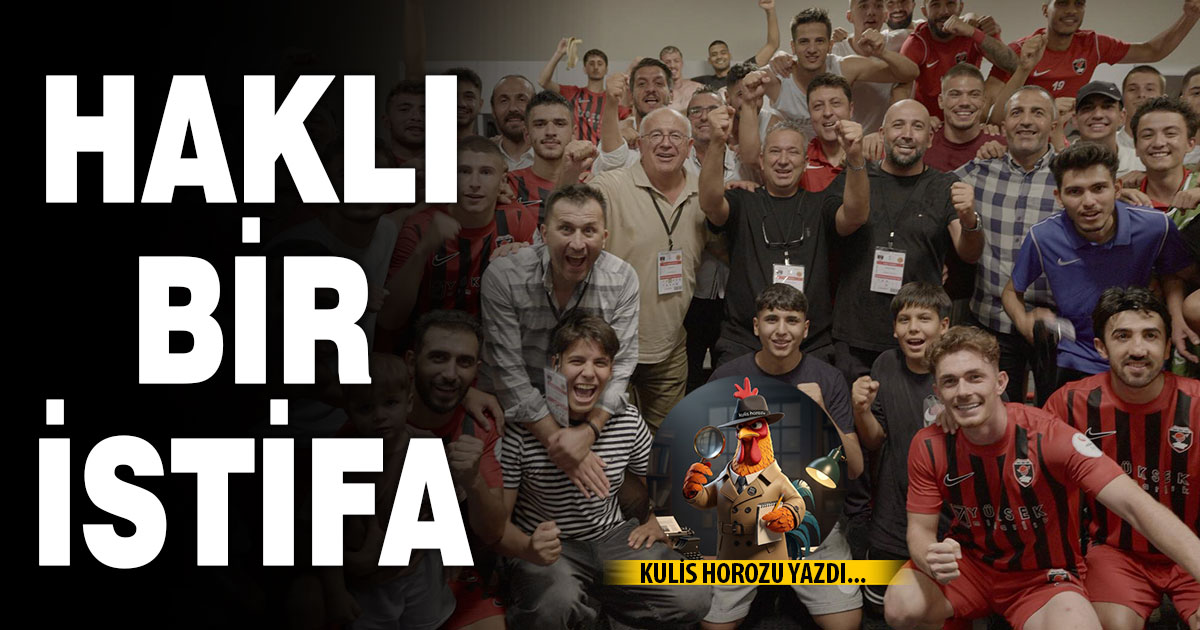 DENİZLİ FUTBOLUNDA HAKLI BİR İSTİFA