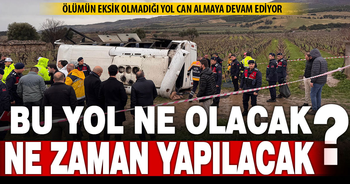 Buldanlılar, “Ölüm yolu” dedikleri yolun bir an önce yapılmasını istiyor