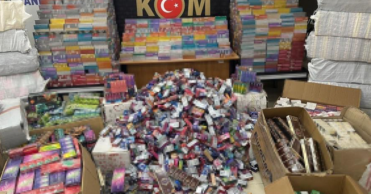 Manisa’da dev kaçak sigara operasyonu: 1 tutuklama 