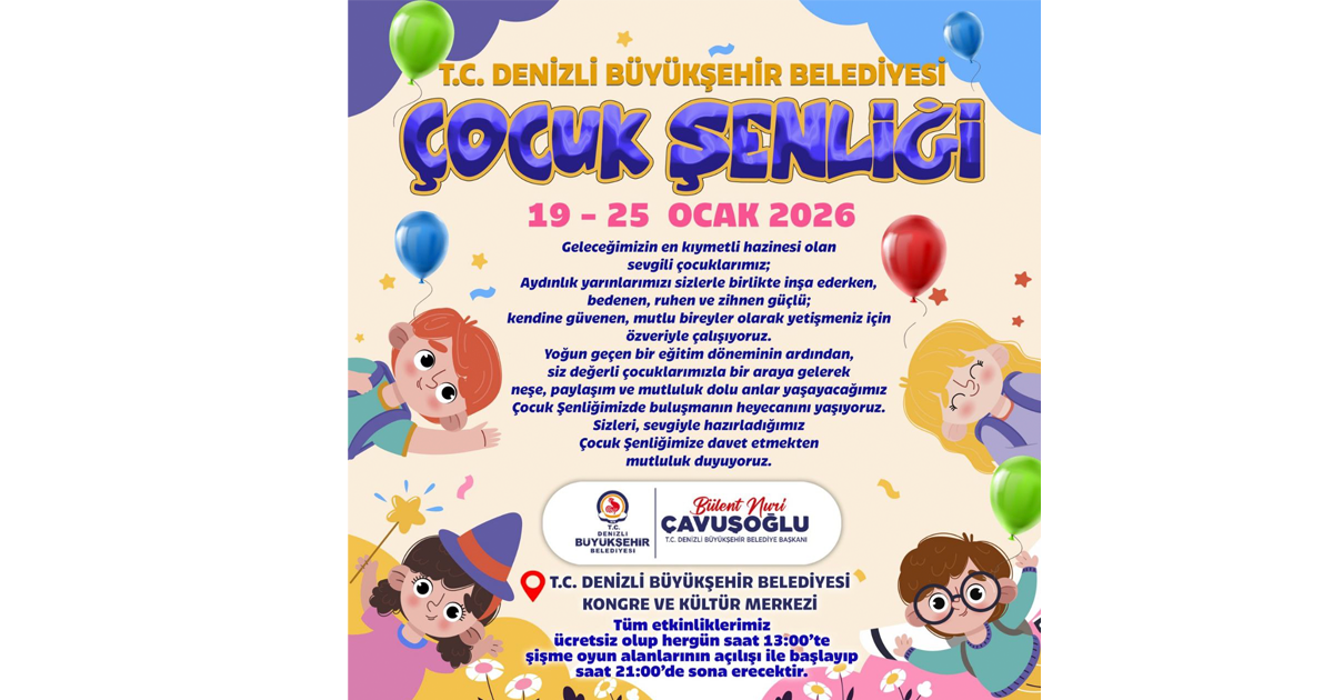 Yarıyıl tatilinde merkezden ilçelere çocuk şenliği