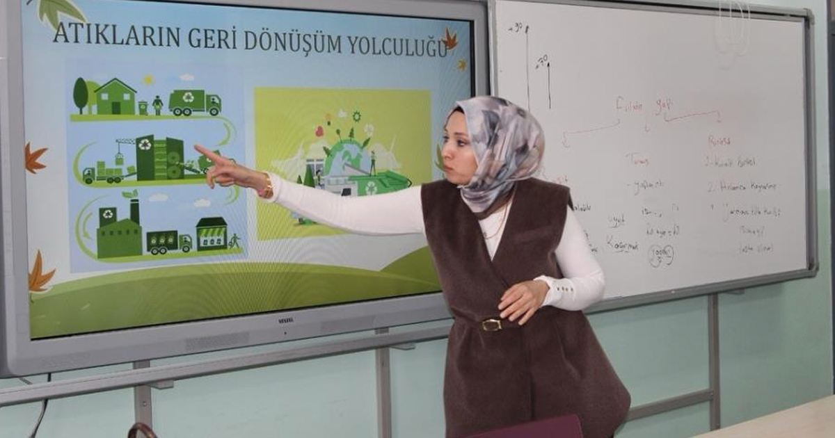 Kütahya’da bin 300 öğrenciye sıfır atık eğitimi 