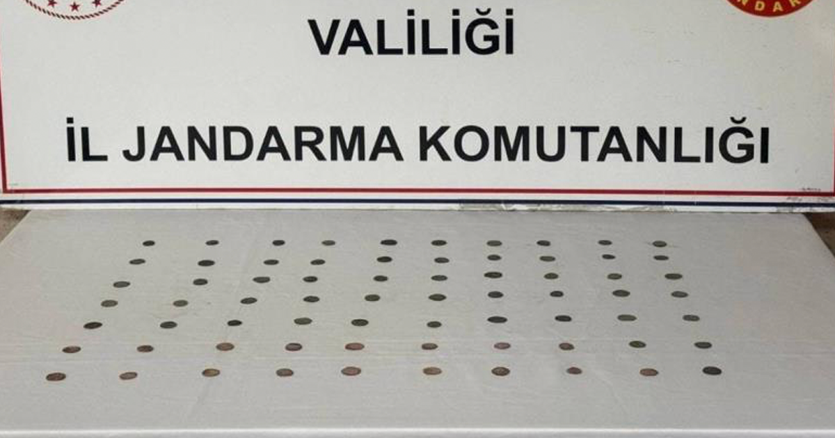 Jandarma 70 sikke ele geçirdi 