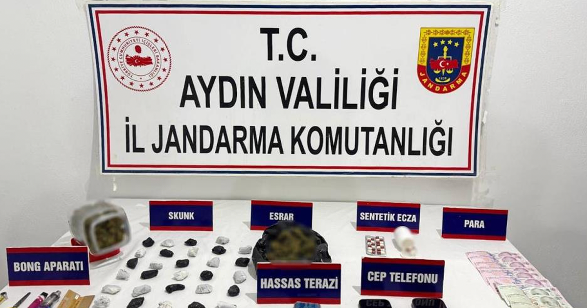 Kuşadası’nda uyuşturucu satıcılarına operasyon 