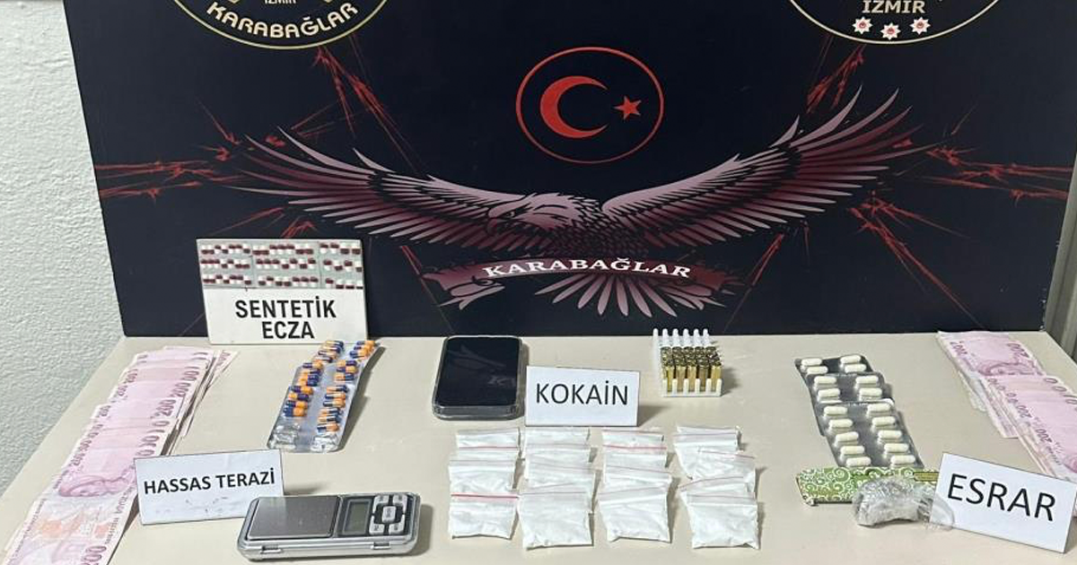 Uyuşturucu satan sevgililer yakalandı 