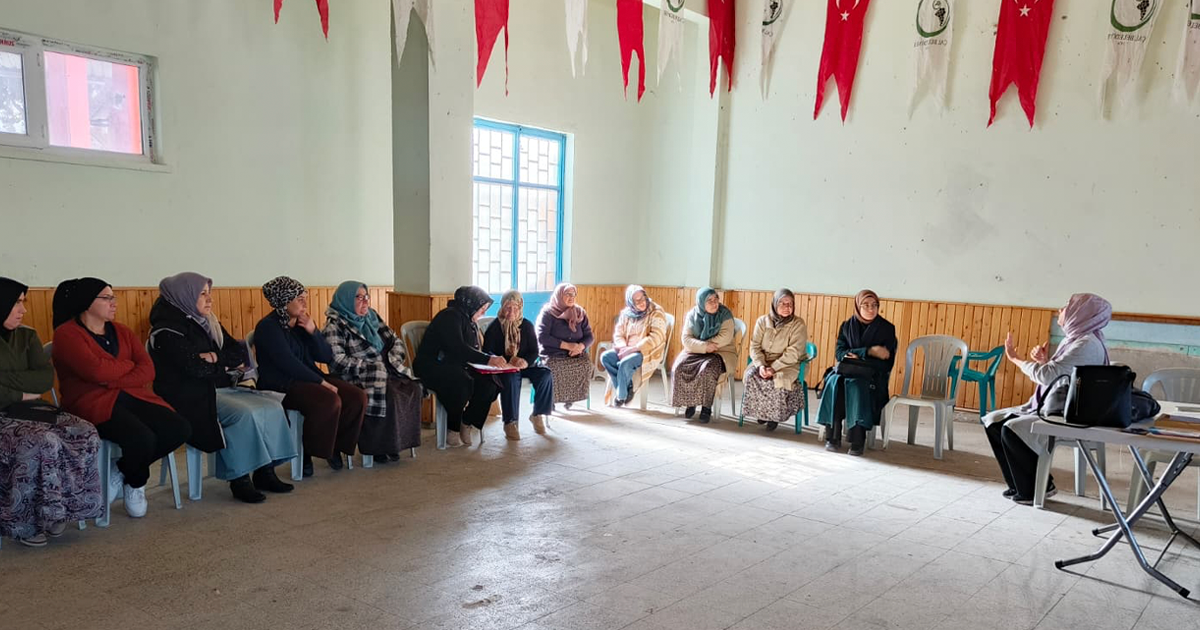Çal TSM’den Hançallar’da kadınlara verem ve kanser taraması Eğitimi